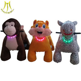 Hansel shopping mall indoor rides electric plush animal scooters proveedor