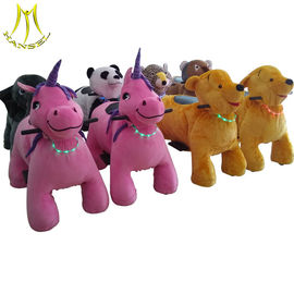 Hansel shopping mall kids electric mountable plush motorized animal proveedor