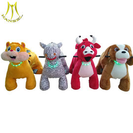 Hansel kids walking battery operated ride on plush animals for mall proveedor
