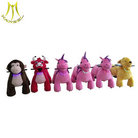 Hansel battery powered plush electric children ride on animal car electric rideable animal in mall proveedor