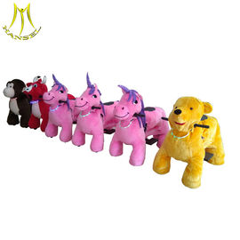 Hansel battery powered plush electric children ride on animal car electric rideable animal in mall proveedor