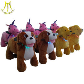 Hansel children coin operated electronic kiddie ride on plush animals proveedor