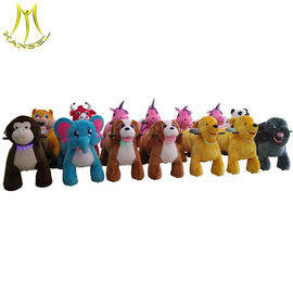 Hansel amusement park kids walking car plush animal electric scooter proveedor