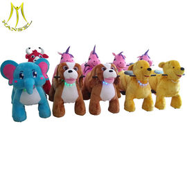 Hansel wholesale battery operated kiddieride on plush electric animal cars proveedor