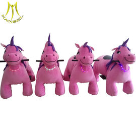 Hansel wholesale battery operated kiddieride on plush electric animal cars proveedor