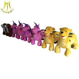 Hansel wholesale battery operated kiddieride on plush electric animal cars proveedor