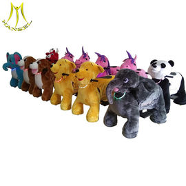 Hansel theme park equipment walking electric plush motorized animals proveedor