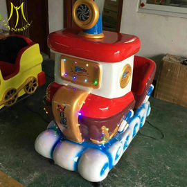 Hansel  high qualitaty coin kiddie train  ride kiddie equipment rides in mall proveedor