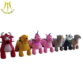 Hansel   2018 ride for kids plush stuffed electric battery operated ride animals on wheels proveedor