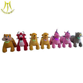 Hansel   hot coin operated rideable horse toys plush animal toy rides proveedor