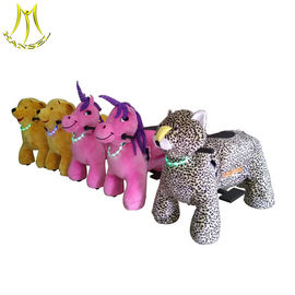 Hansel   hot coin operated rideable horse toys plush animal toy rides proveedor