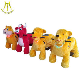 Hansel wholesale electric plush animal scooter with musical and led light proveedor