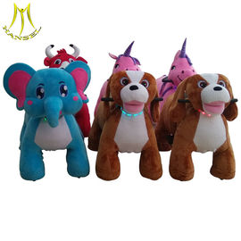 Hansel stuffed ride on animals children go kart amusement rides for sale proveedor