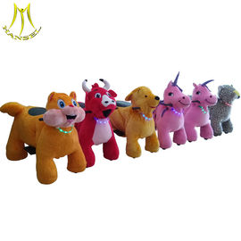 Hansel amusement playground electric animal battery motorized plush ride proveedor