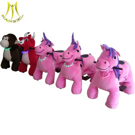 Hansel popular kids coin operated toy rides walking stuffed animal ride proveedor