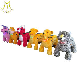 Hansel  children indoor rides games machines electric ride on plush animals proveedor