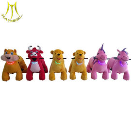Hansel  children indoor rides games machines electric ride on plush animals proveedor