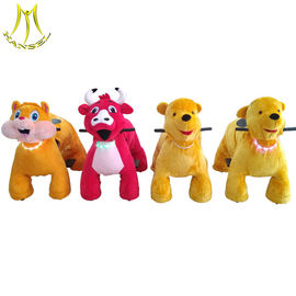 Hansel hot selling toys kids battery operated bull plush ride for kids proveedor