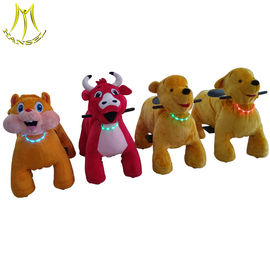 Hansel amusement coin operated games stuffed kids ride on animals proveedor