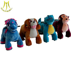 Hansel  coin operated electric plush rideable animal toy unicorn electric scooter with battery proveedor