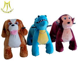 Hansel  coin operated electric plush rideable animal toy unicorn electric scooter with battery proveedor
