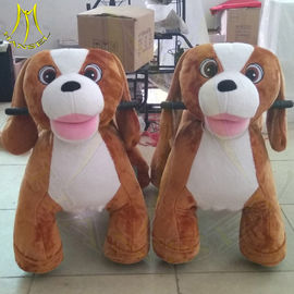 Hansel amusement park baby walkers plush horse electric toy ride proveedor