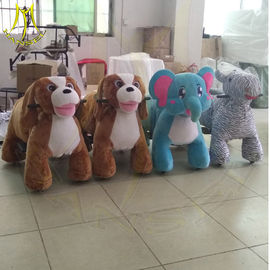 Hansel hot selling amusement electric kids ride on motorized stuffed animals proveedor