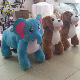 Hansel hot selling amusement electric kids ride on motorized stuffed animals proveedor