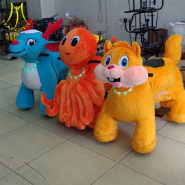 Hansel children's electric car ride on toy plush animal rides electric animal scooter ride proveedor
