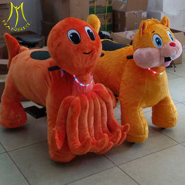 Hansel children's electric car ride on toy plush animal rides electric animal scooter ride proveedor