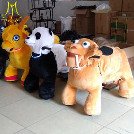 Hansel  amusement ride  plush rocking scooter with music electronic toys for adults proveedor