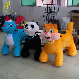 Hansel  amusement ride  plush rocking scooter with music electronic toys for adults proveedor