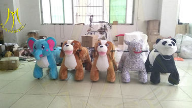 Hansel amusement park playground electric plush motorized riding animals proveedor