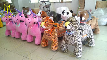 Hansel safari zippy battery rides car animal stuffed kids ride on toy proveedor