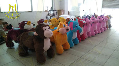 Hansel safari zippy battery rides car animal stuffed kids ride on toy proveedor
