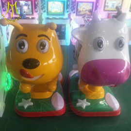 Hansel indoor game machine fiber glass small coin operated amusement ride proveedor