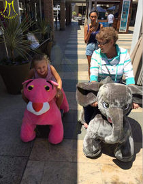 Hansel attractive stuffed animal plush electric ride on animalel kids mall proveedor