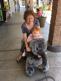 Hansel  kids rides battery operated animal plush electric ride on animals coin  in mall proveedor