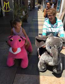 Hansel hot selling battery operated plush unicorn electric scooter ride on toy elephant proveedor