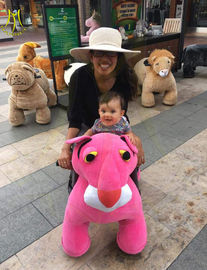 Hansel hot selling battery operated plush unicorn electric scooter ride on toy elephant proveedor