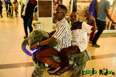 Hansel  fast profits hot coin operated stuffed animal electrical scooter kids and adult can ride together proveedor