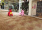 Hansel 2018 commercial kids walking plush animales mountables indoor amusement park games proveedor