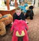 Hansel motorized animal dinosaur ride plush toy animal kids ride on toy for birthday parties proveedor