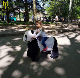 Hansel 2018 zoo animals children park products walking plush animal ride proveedor