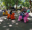 Hansel kids amusement park equipment plush electric animal kids scooter proveedor
