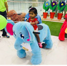 Hansel  indoor kids coin operated animal joy ride shopping mall adult plush animal riding proveedor