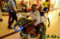 Hansel popular plush stuffed animal bike ride electric ride on toy unicorn in mall proveedor