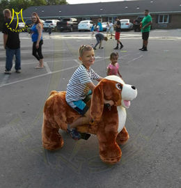 Hansel amusement outdoor games electric plush motorized animals proveedor