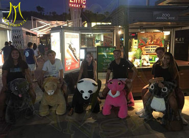 Hansel  popular funfair moving coin operated children ride on car for shopping center proveedor