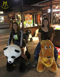 Hansel  popular funfair moving coin operated children ride on car for shopping center proveedor